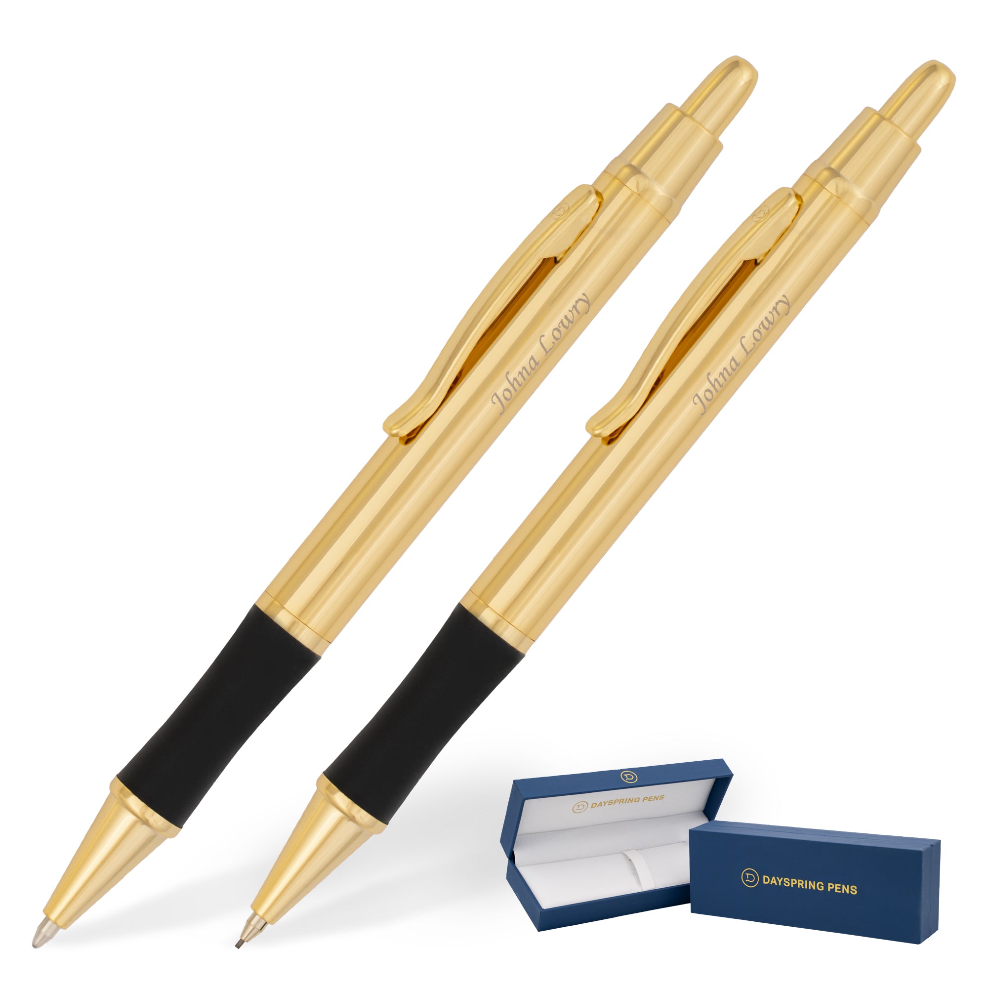 Dayspring Pens Monroe Gold Plated Pen and Pencil Set